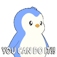 You Got This Do It Sticker by Pudgy Penguins