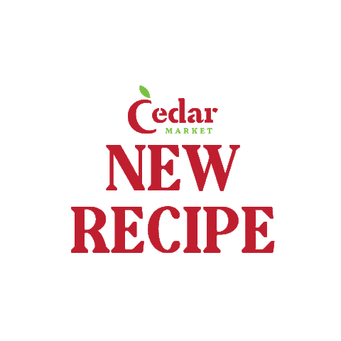 Chef Recipe Sticker by Cedar Market