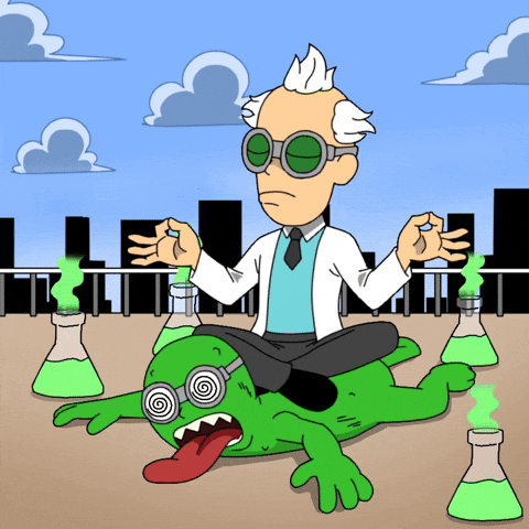 Chill Relaxing GIF by 3dFrankenPunks