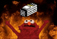 Fire Elmo GIF