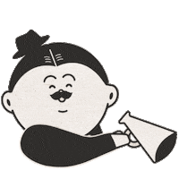 Megaphone Sticker by Bank of Culture