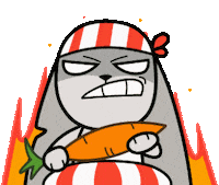 Angry Fire Sticker