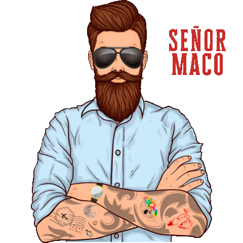 SenorMaco giphyupload marketing diseno hipster Sticker