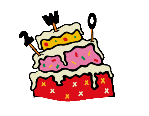 goodbadhabitsanimation giphyupload cake happybirthday 20 Sticker