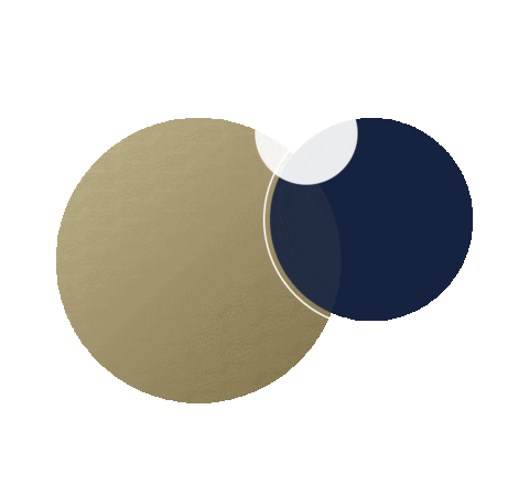 ibeccreative giphyupload blue gold circle Sticker