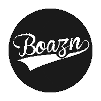 Logo Dark Sticker by Boazn
