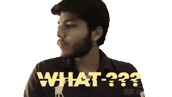 Shock What Sticker by Raghav Bansal