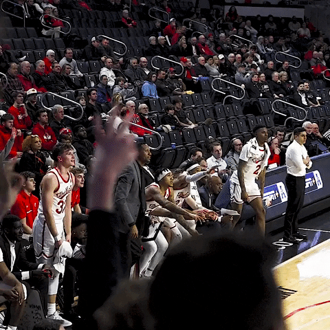 Basketball Celebration GIF by Cincinnati Bearcats