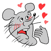 heart love Sticker by きくちゆうき