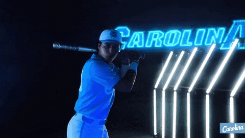 North Carolina Baseball GIF by UNC Tar Heels