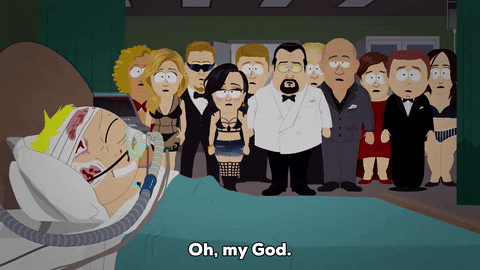 butters stotch hospital GIF by South Park 