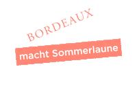 Summer Rose Sticker by Vins de Bordeaux