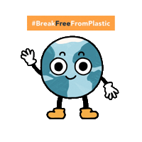 World Earth Sticker by breakfreefromplastic