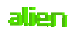 alien animation Sticker
