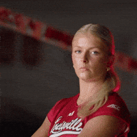 Volleyball Go Cards GIF by Louisville Cardinals