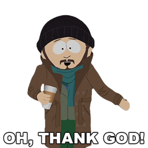 Thank Goodness Gerald Broflovski Sticker by South Park