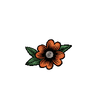 Happy Flower Sticker by Mary Delioussina