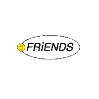 Friends Vintage Sticker