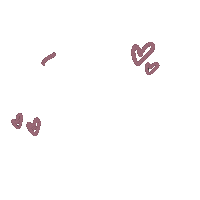 In Love Hearts Sticker