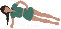 alderjakarta fitness gym sweat pilates Sticker