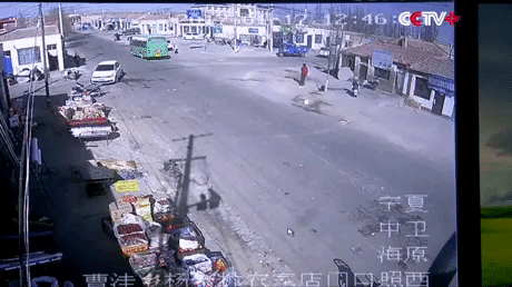 one of the worst accident ever GIF