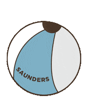 Summer Hamptons Sticker by Saunders & Associates