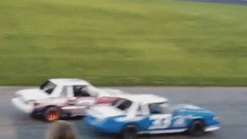 Race Car Narrowly Misses Crowd After Jumping Guardrail in Winston-Salem