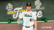 College Baseball Keaton GIF by GreenWave