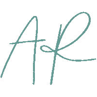 Ar Initials Sticker by Ashley Rose Clothing