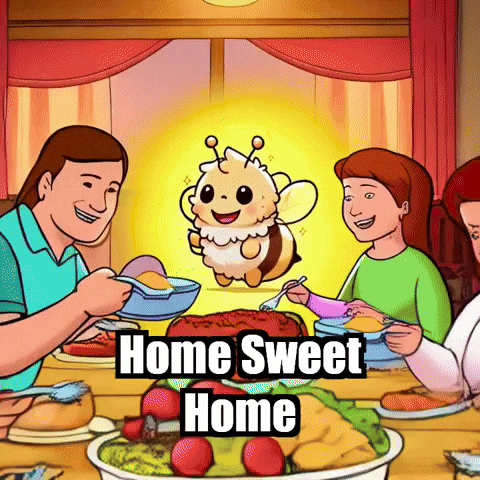 Home Sweet Home Family GIF by Beelightened