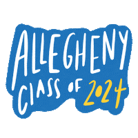 Class Of 2024 Sticker by Allegheny College