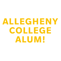 Allegheny 2022 Sticker by Allegheny College