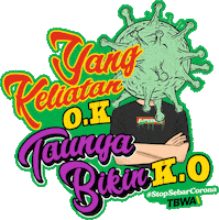 TBWAIndonesia covid lebaran mudik tbwa Sticker