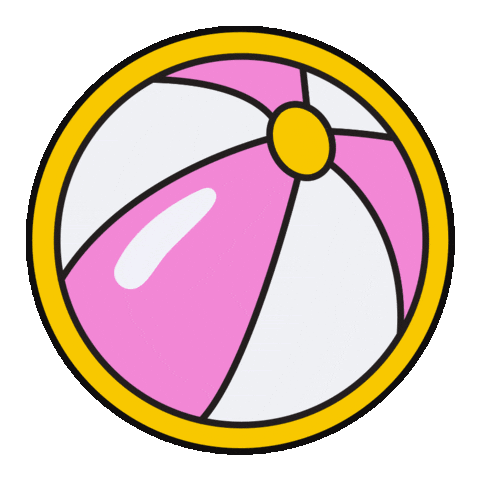 Party Ball Sticker by Batch