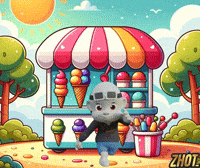 Cool Off Ice Cream GIF by Zhot