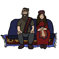 Lotash costume armenia armenian carpet Sticker