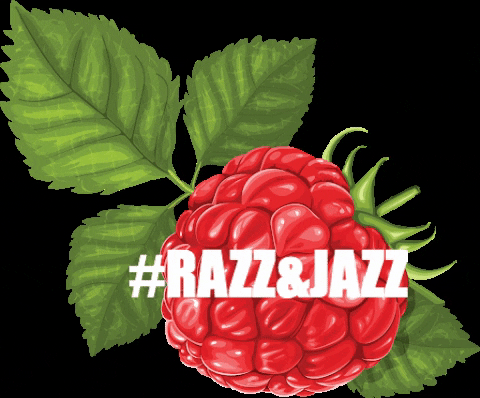RazzandJazz giphygifmaker raspberry berrylicious razzandjazz GIF