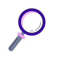 Magnifying Cancer Prevention Sticker by wcrf