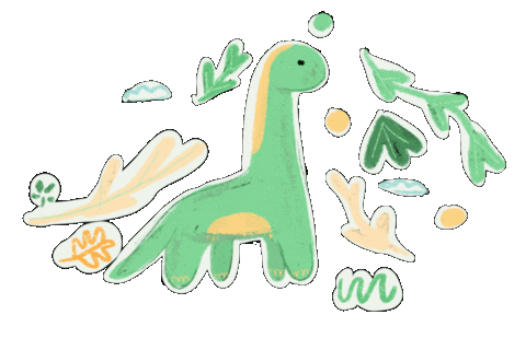 Dinosaur Dino Sticker