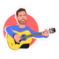 Musica Love Sticker by Teo e Edu
