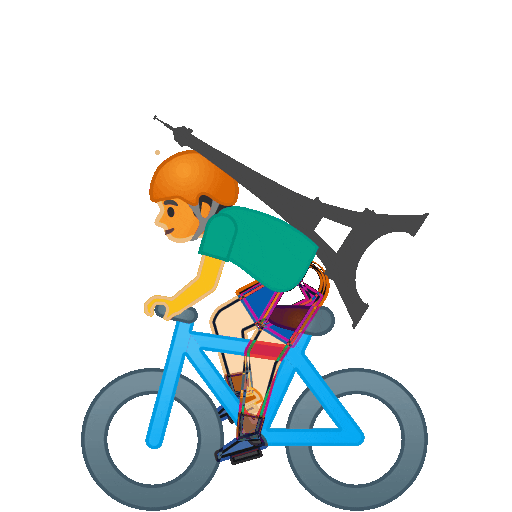 ParentsForFuture giphyupload paris bicycle fahrrad Sticker