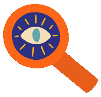 Look Blinking Sticker by Adriana Esquivel