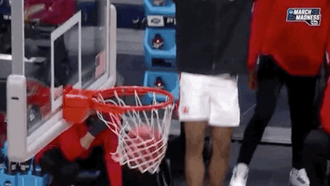 Ncaa Basketball Reaction GIF by NCAA March Madness