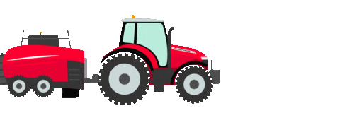 Ag-drive giphyupload agriculture farming tractor Sticker