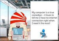 Gnome Computer Geek GIF