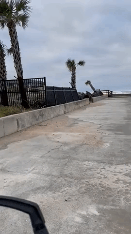 Beachfront Hotel in St Augustine Damaged by Hurricane Ian
