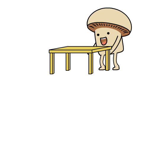mushroommovie flip table flipping the bird tableflip GIF