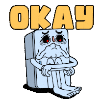 Sad Its Okay Sticker by Nexio