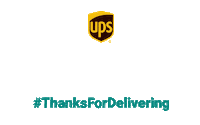 Thanks Thank You Sticker by UPS