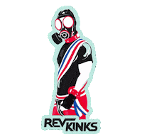 Pose Gasmask Sticker by Revkinks